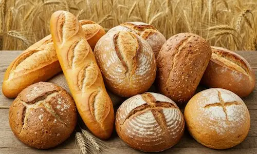 freshly baked rolls on a platter